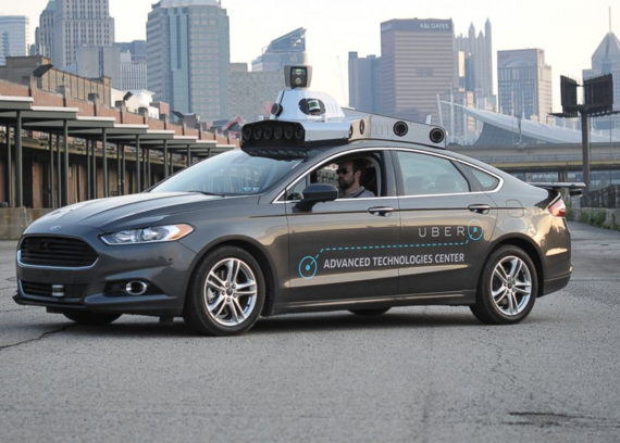 uber driverless testcar