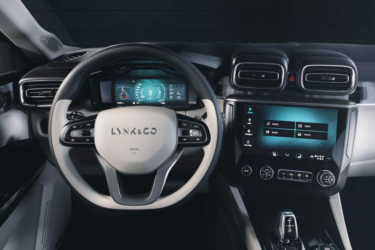 Lynk & Co 02 crossover interior