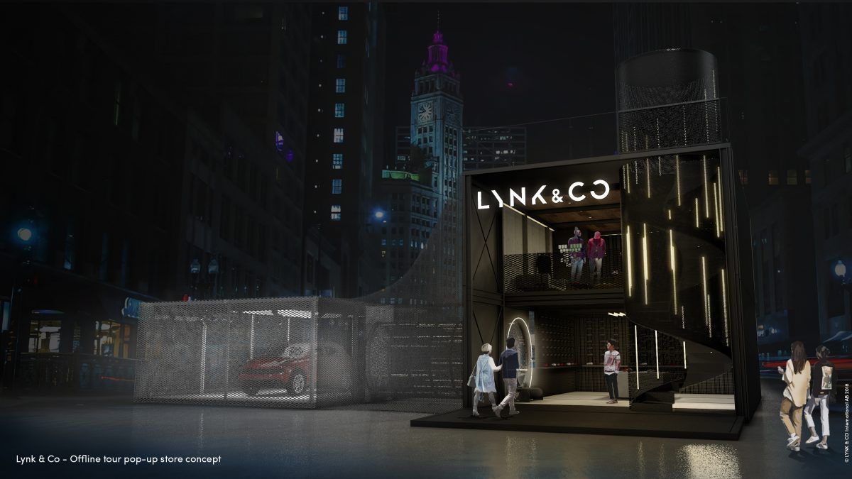 Lynk & Co pop up store